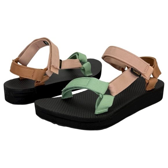 Teva Midform Universal Green/Mauve CYM Womens Sandals Size 10M - Picture 11 of 14